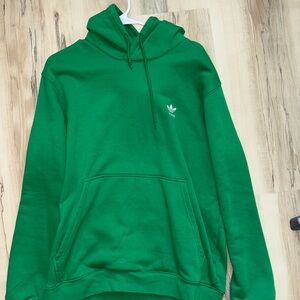 Adidas Green Athletic Sweater with Bold Color